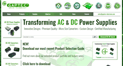 Desktop Screenshot of gaptec-electronic.com